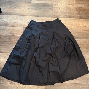 Talbots Classic Black Midi Skirt